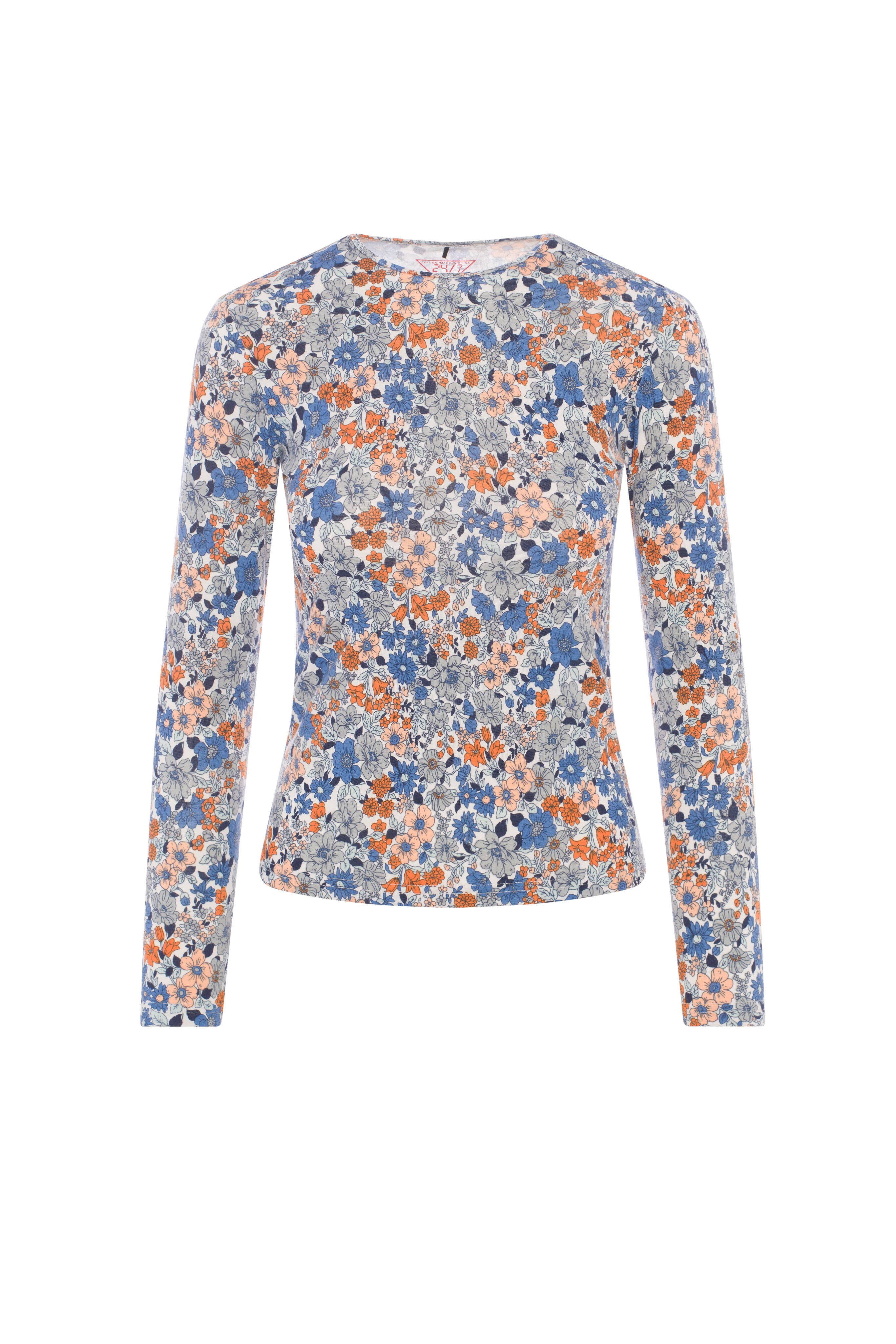 Ladies Printed Long Sleeve Tee