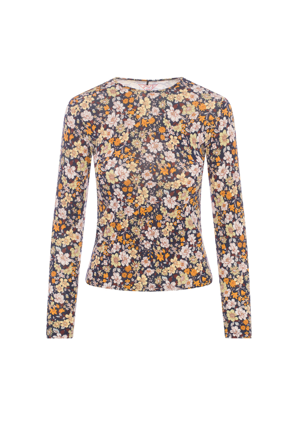 Ladies Printed Long Sleeve Tee