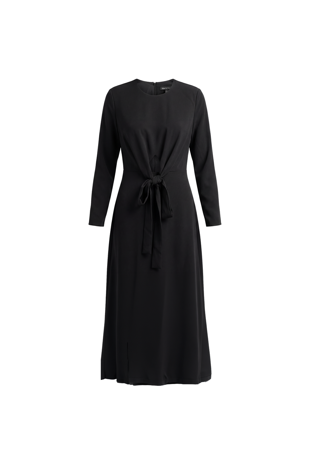 Ladies Crepe Maxi Tie Dress
