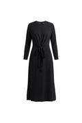 Ladies Crepe Maxi Tie Dress