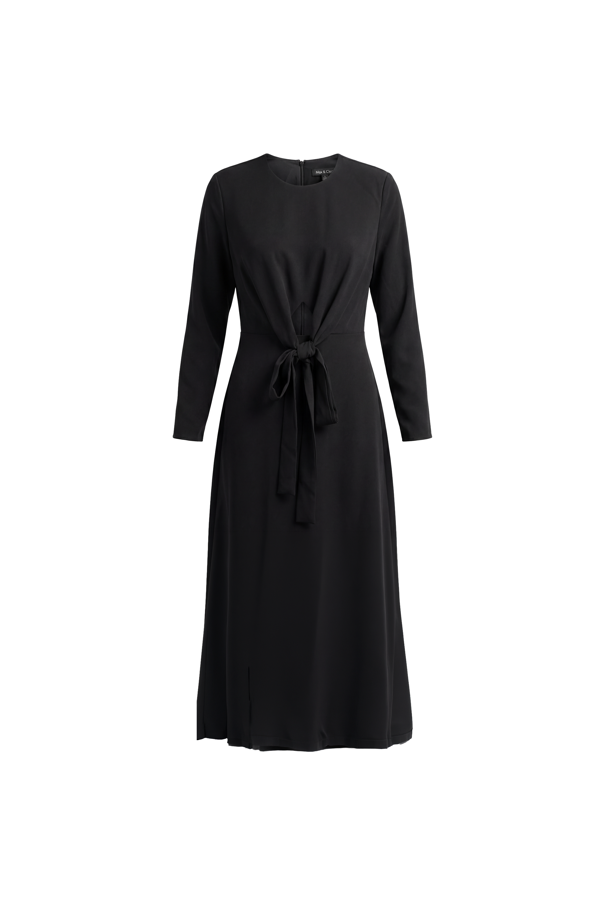 Ladies Crepe Maxi Tie Dress
