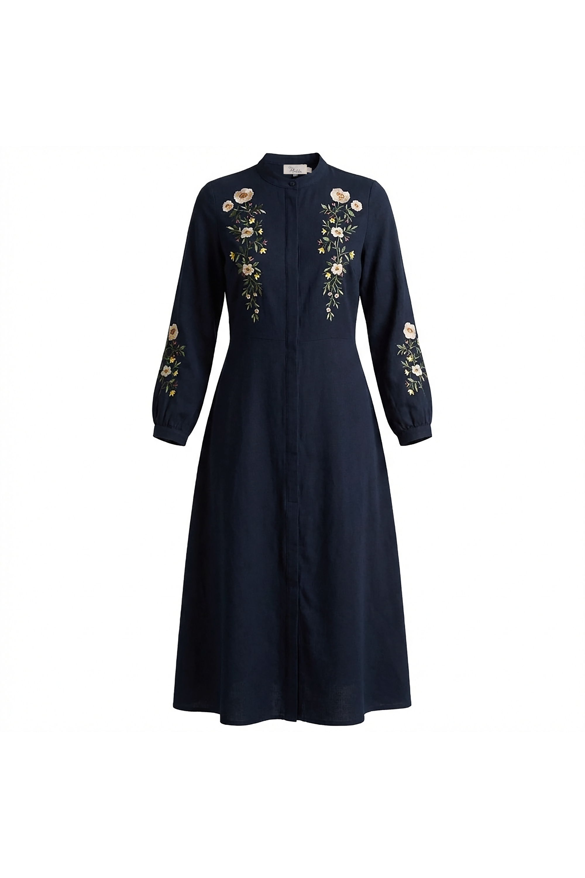 Ladies Embroidered Shirt Dress