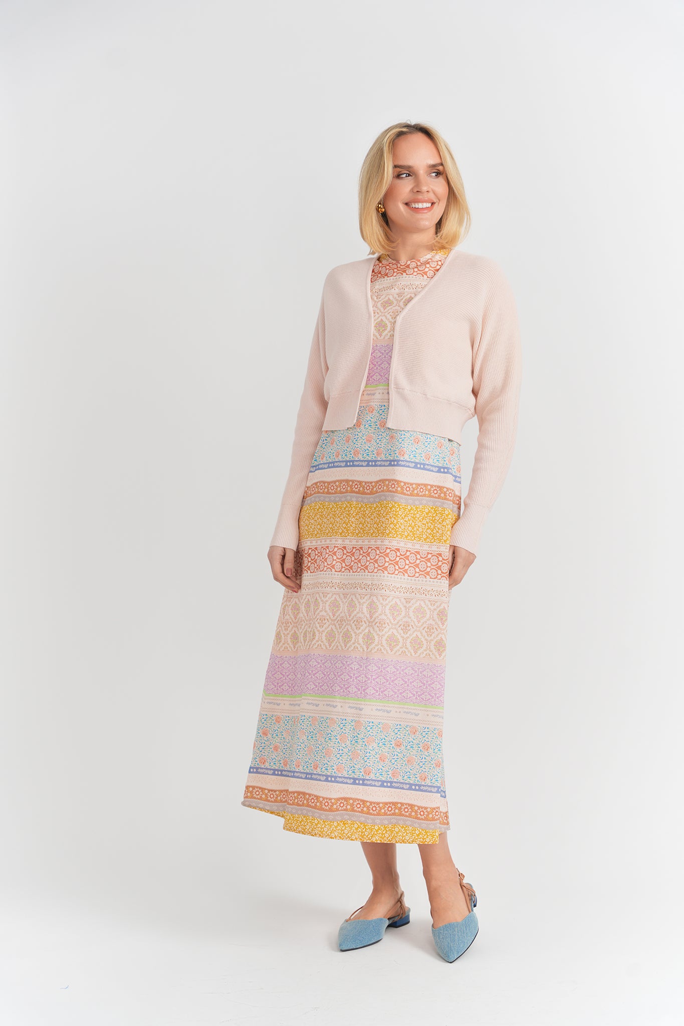 Teen Cotton Printed Floral Jumper