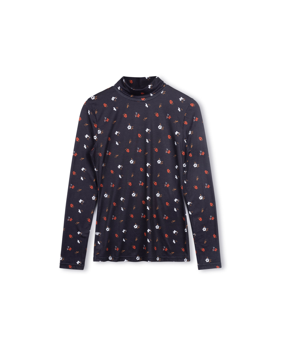 PRINTED-JERSEY-TURTLENECK