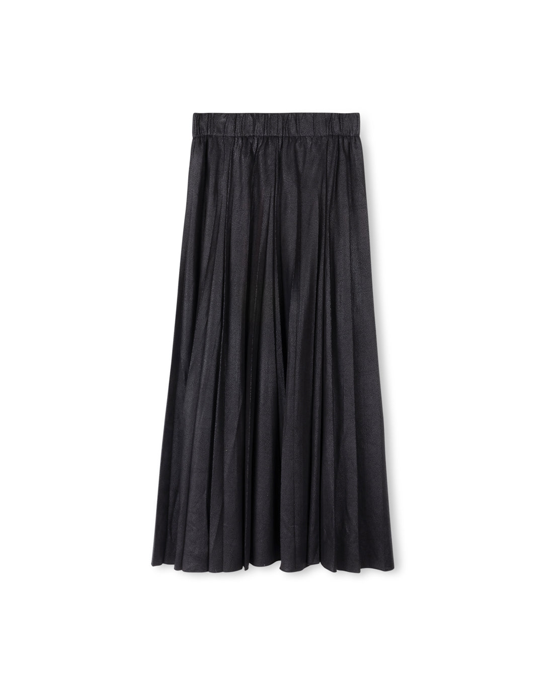 FILLMORE-LEATHER-SUEDE-PLEAT-MAXI-SKIRT