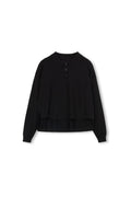 LAYRO HENLEY FINE KNIT TOP