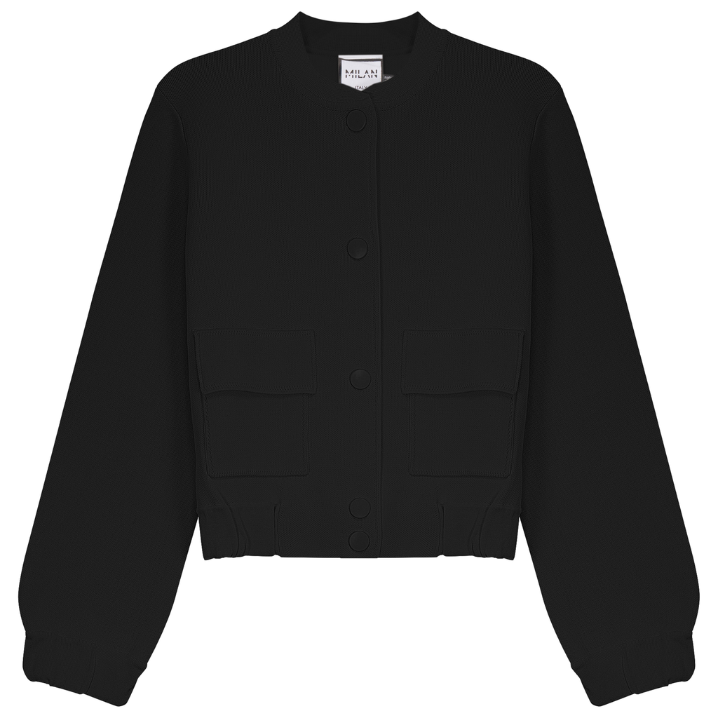 LOL WB6CM2122TE knit jacket in black