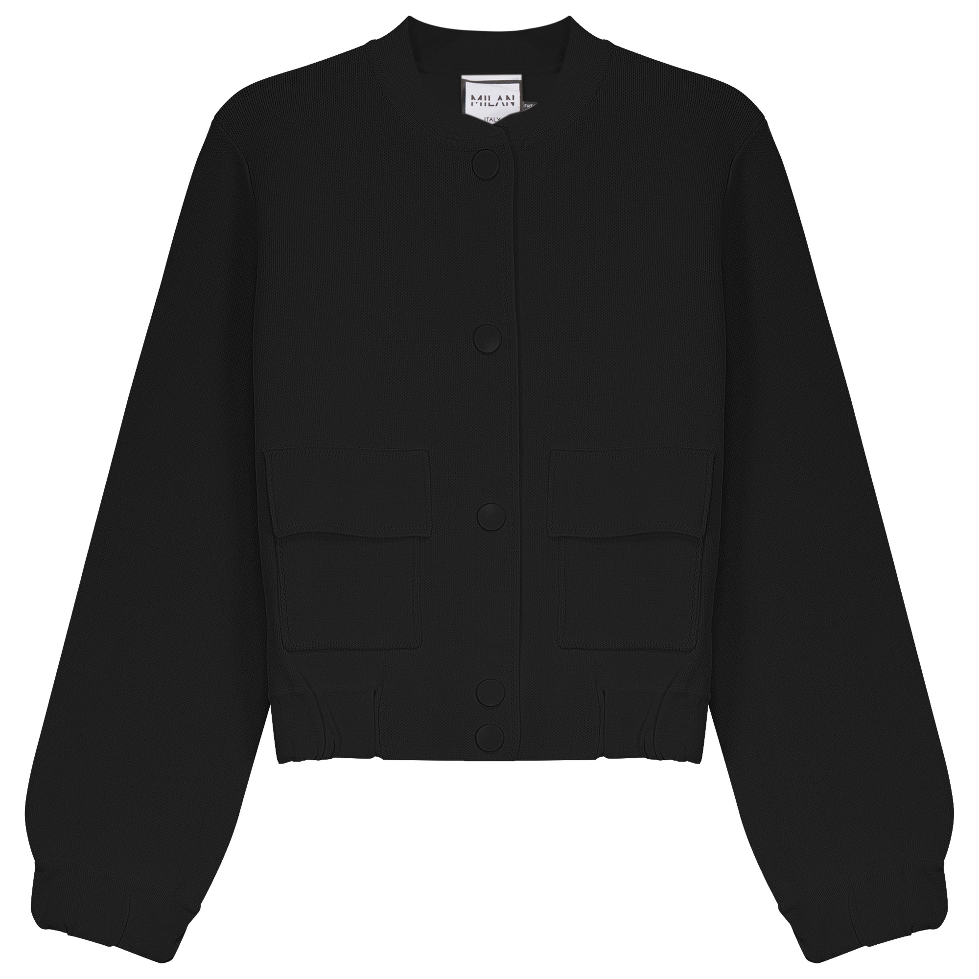LOL WB6CM2122TE knit jacket in black