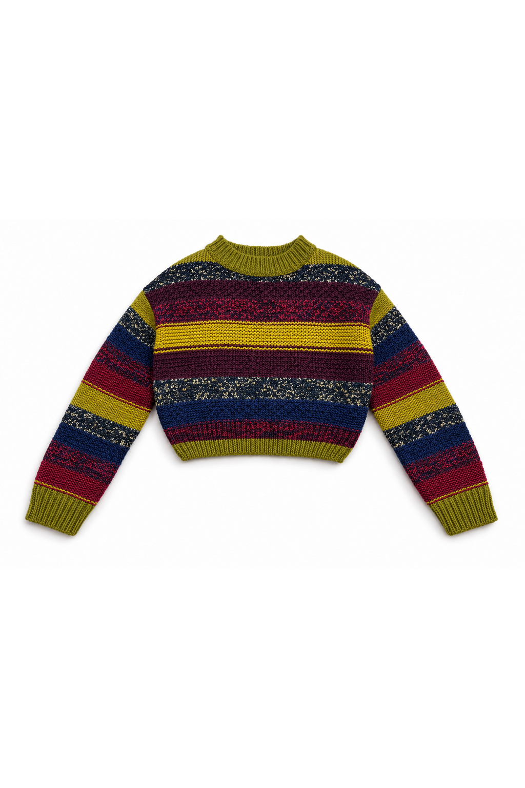 LOL WB6CM2234TE knit sweater in wine multi