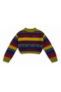 LOL WB6CM2234TE knit sweater in wine multi