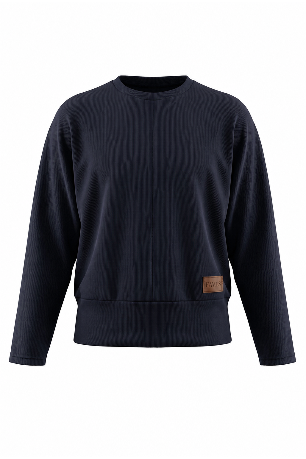 MATCHING RIBBED DOLMAN EMBLEM TEE