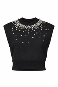 LOL WB6CM2339TE jeweled knit vest, filtered product image