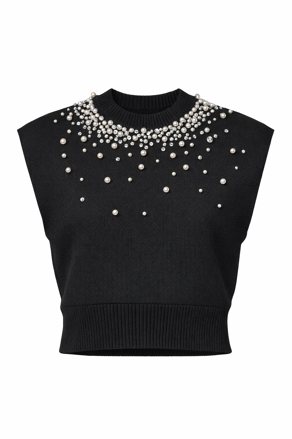 LOL WB6CM2339TE jeweled knit vest, filtered product image