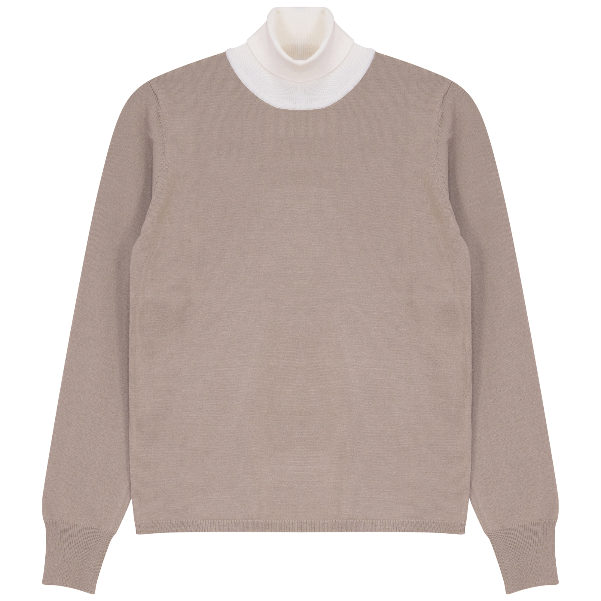 KNIT TOP WITH CONTRAST COLOR
