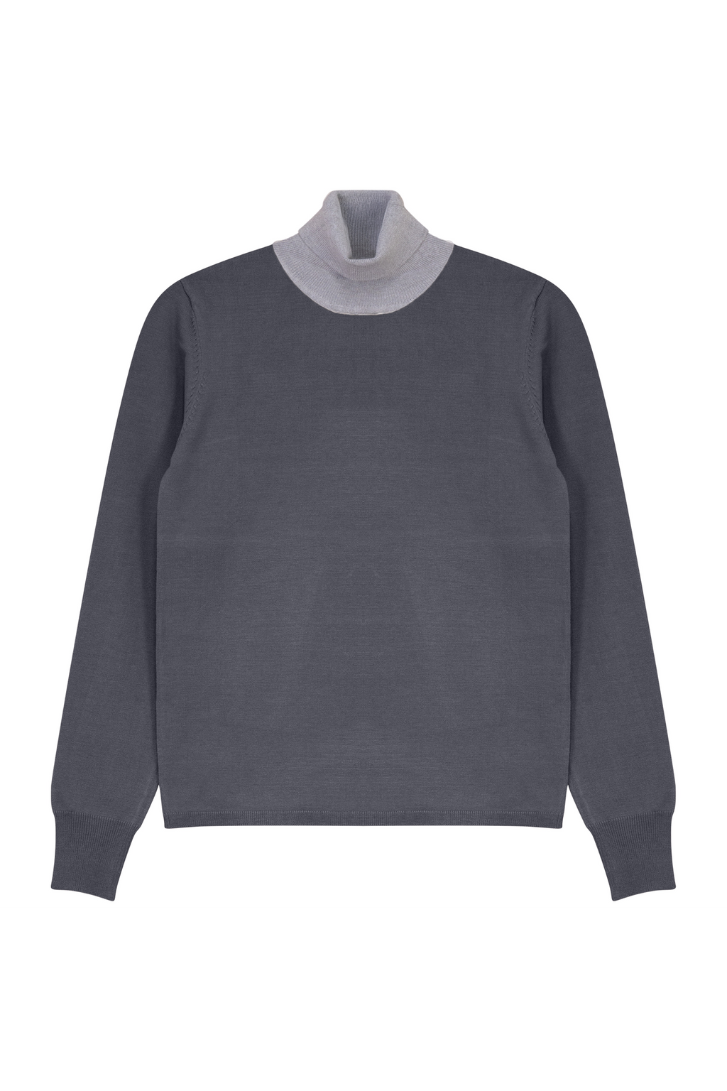 KNIT TOP WITH CONTRAST COLOR