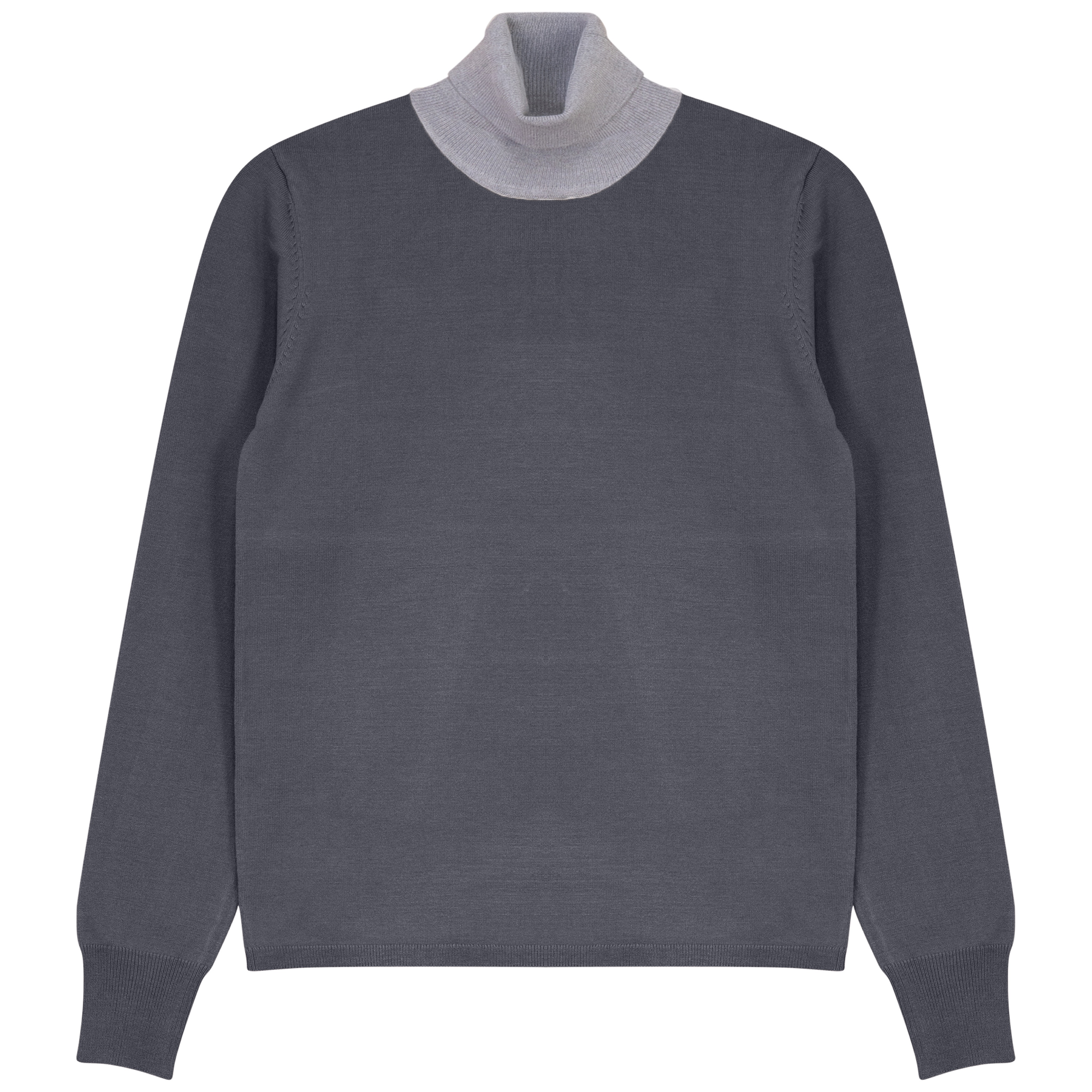 KNIT TOP WITH CONTRAST COLOR