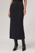 CABLE SKIRT - BROWN
