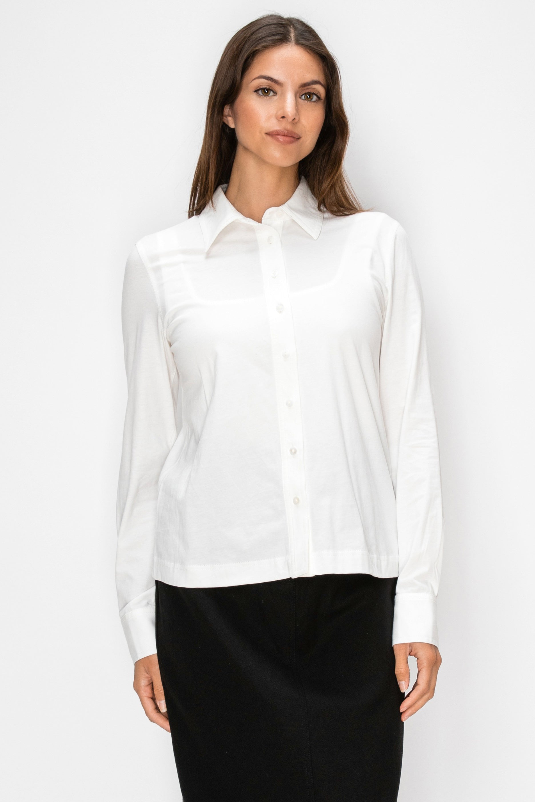 BUTTON UP SHIRT - WHITE