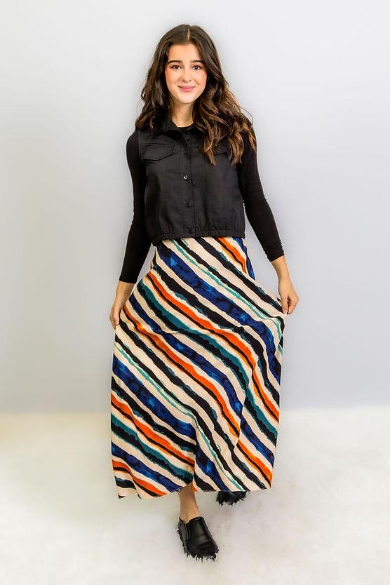 2 PANEL STRIPE NO WAISTBAND