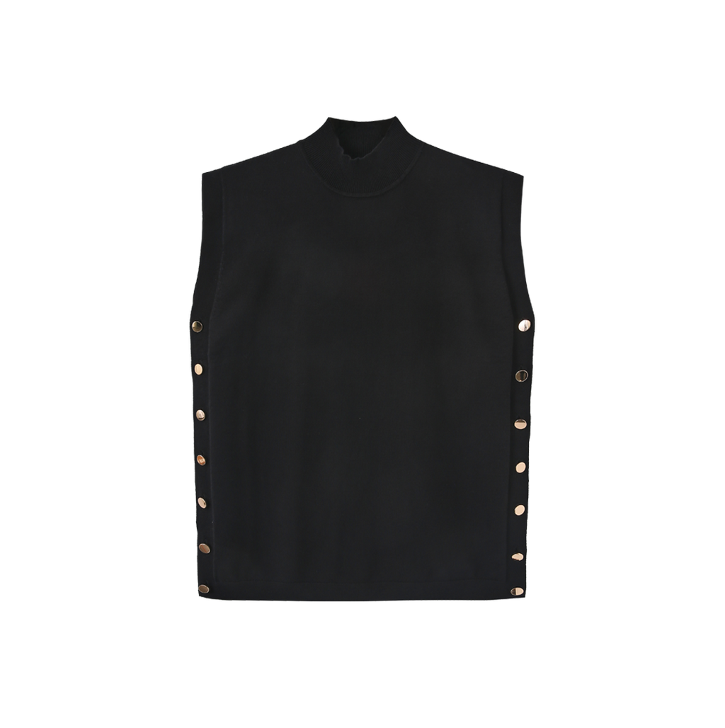 Brick Buttoned Vest – W-29349