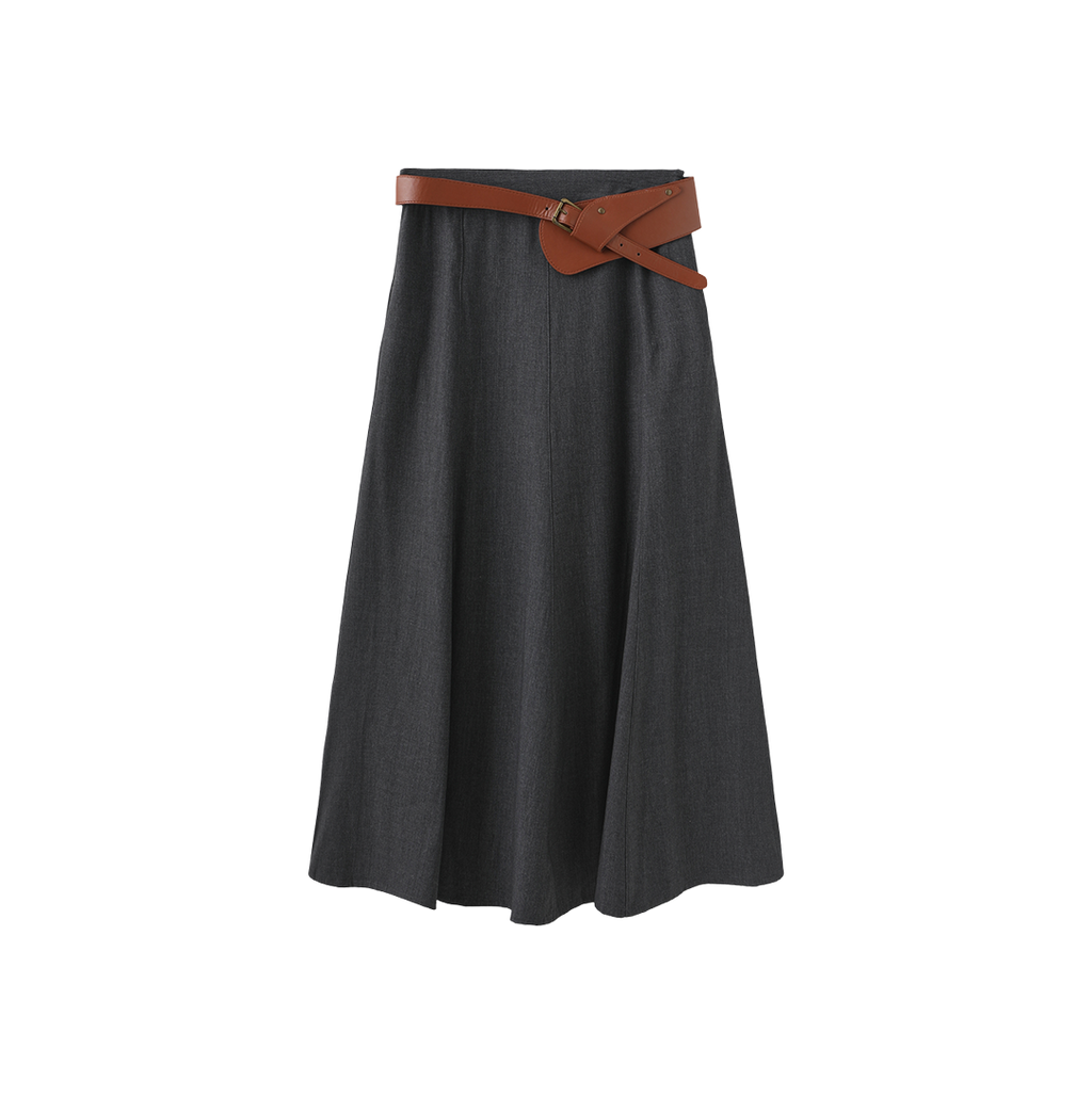 Paneled Pocket Skirt – W-28819