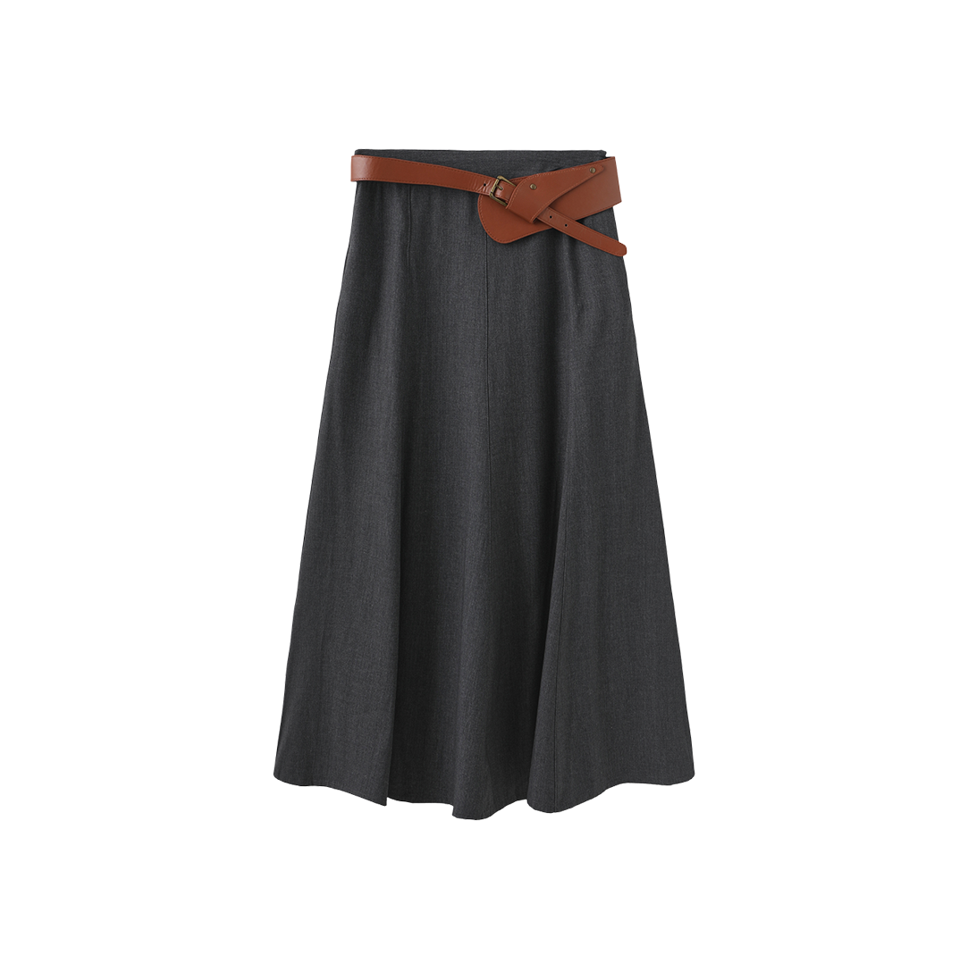 Paneled Pocket Skirt – W-28819