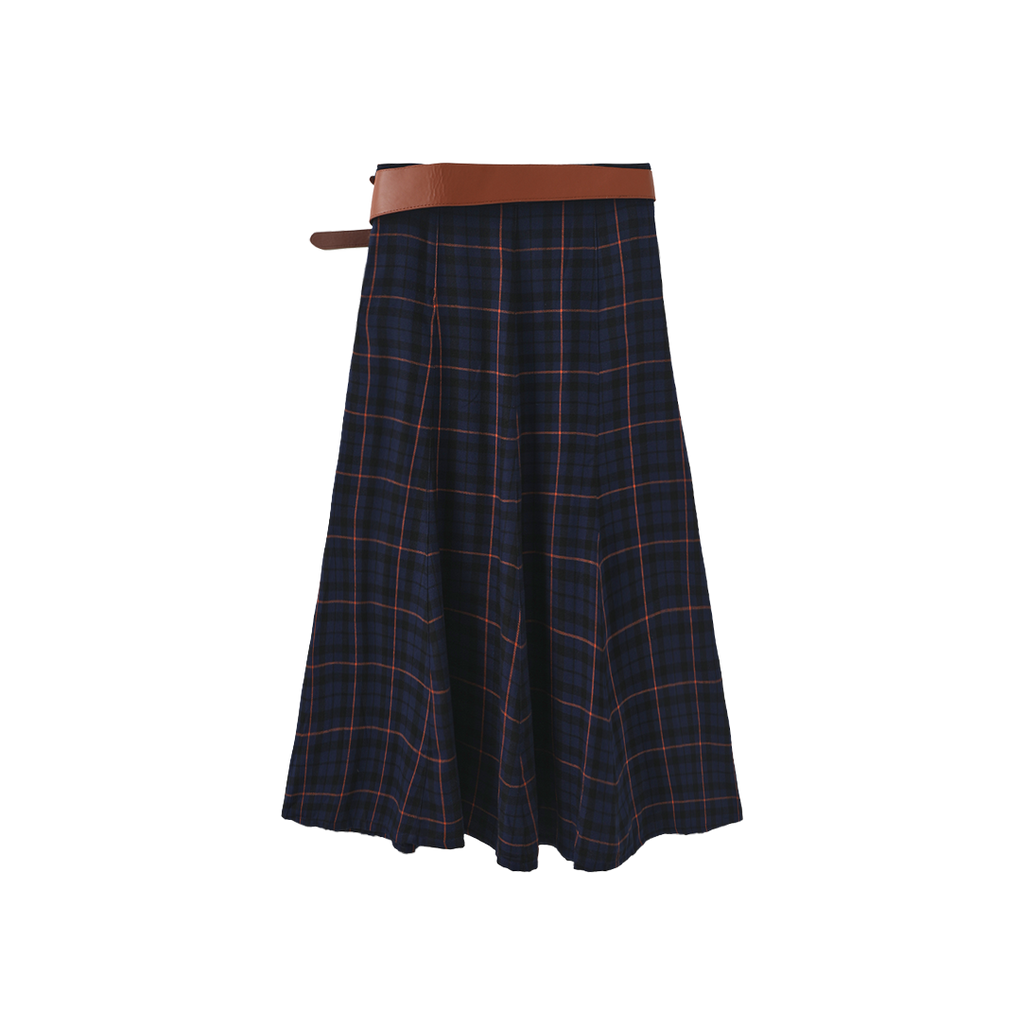 Paneled Pocket Skirt – W-28819