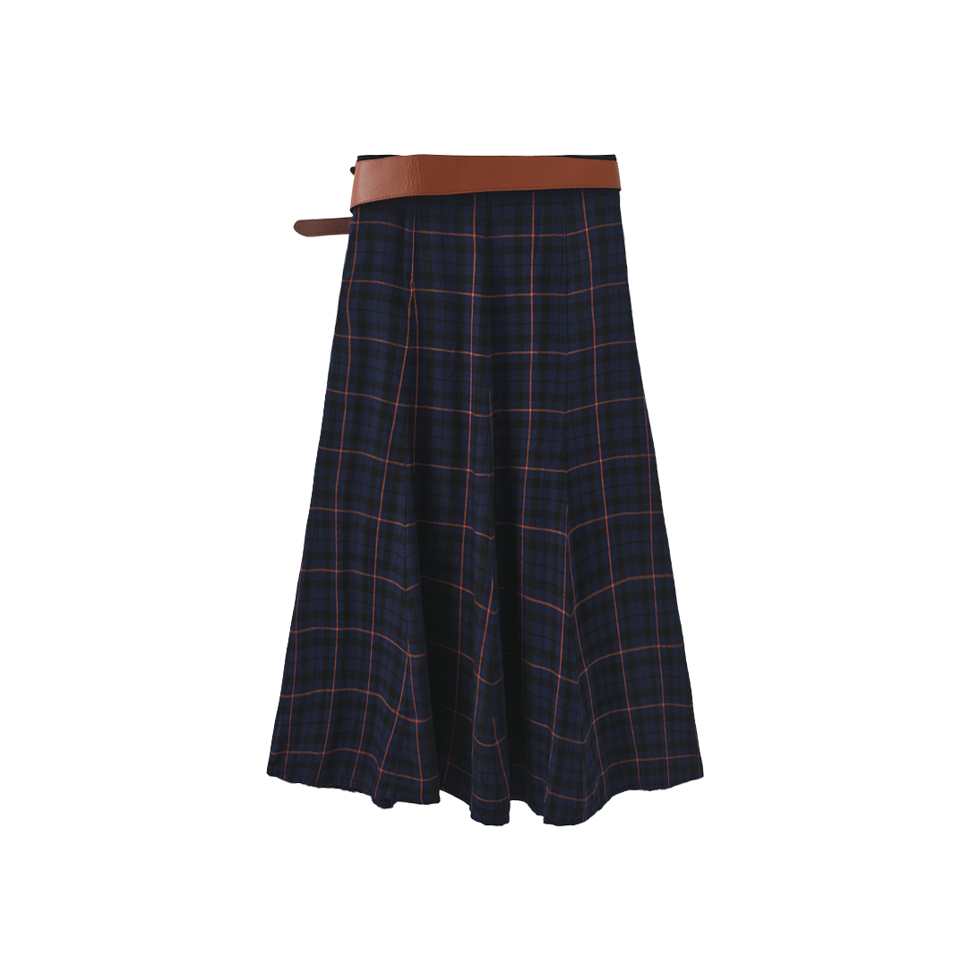 Paneled Pocket Skirt – W-28819
