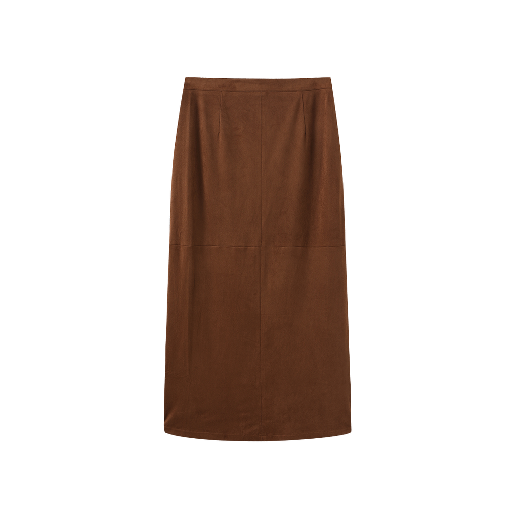 Jake Suede Seam Skirt – W-26912