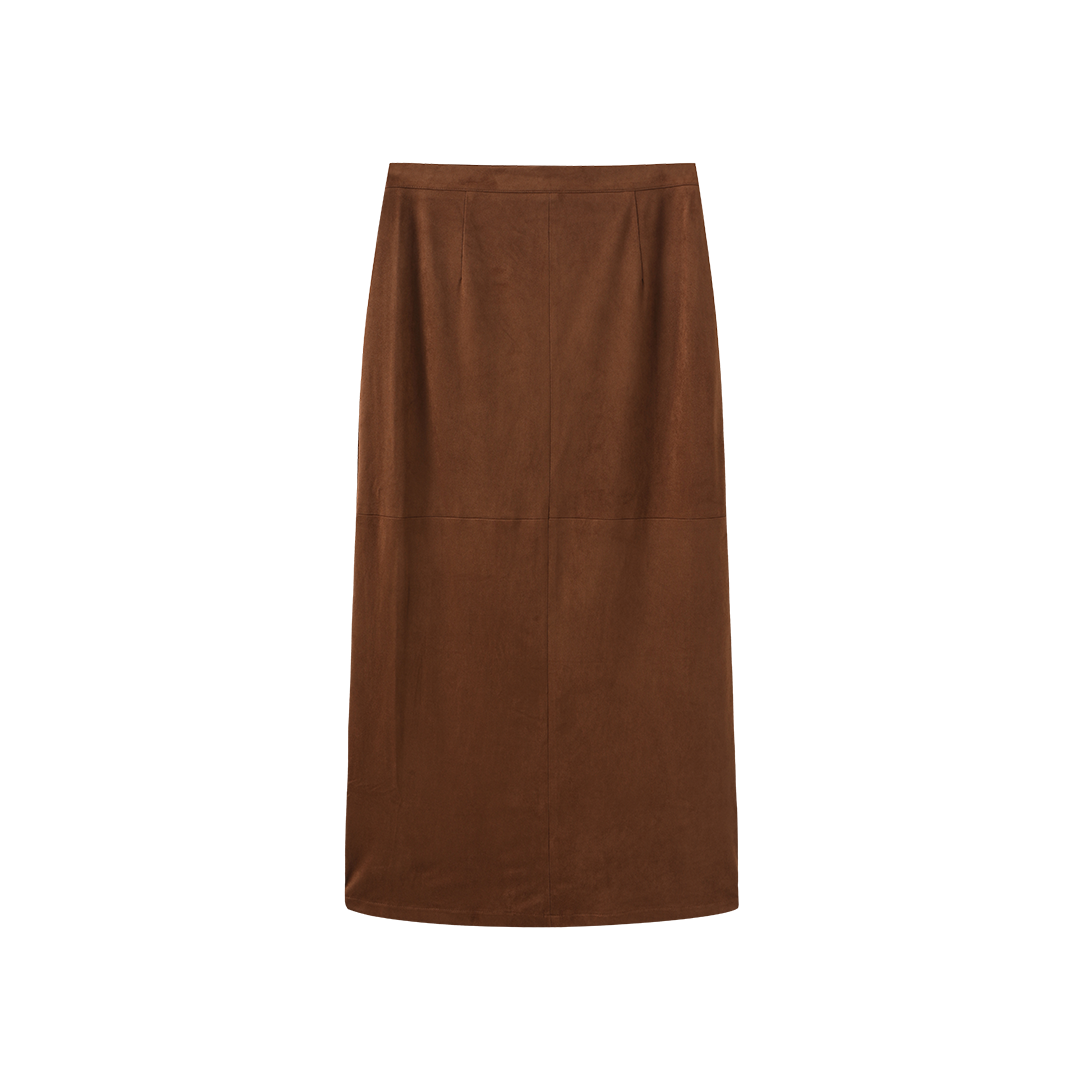 Jake Suede Seam Skirt – W-26912