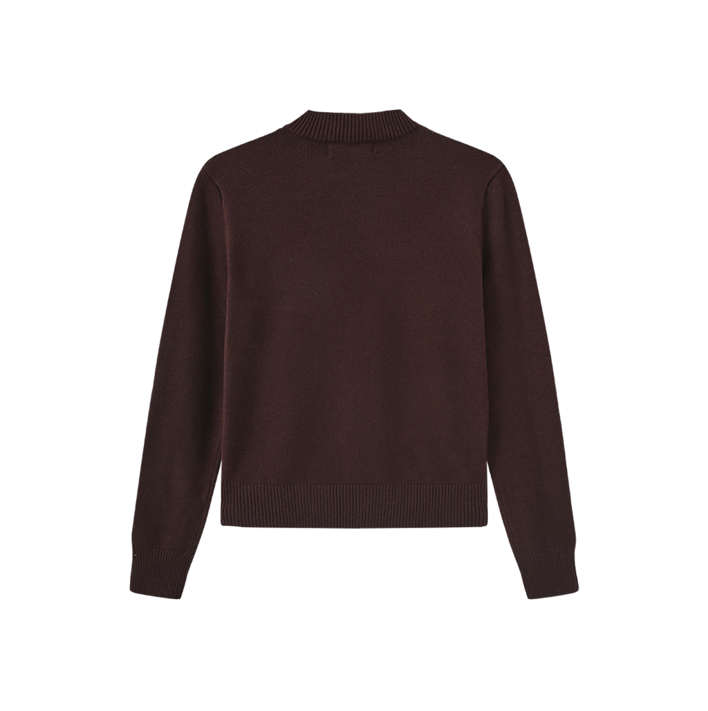 Carol Plaid Knit Sweater – W-28955