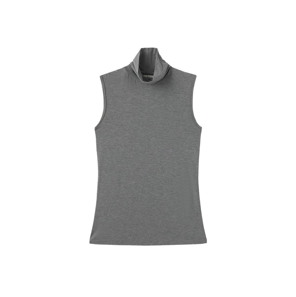 Sleevless Model Turtleneck – W-29096
