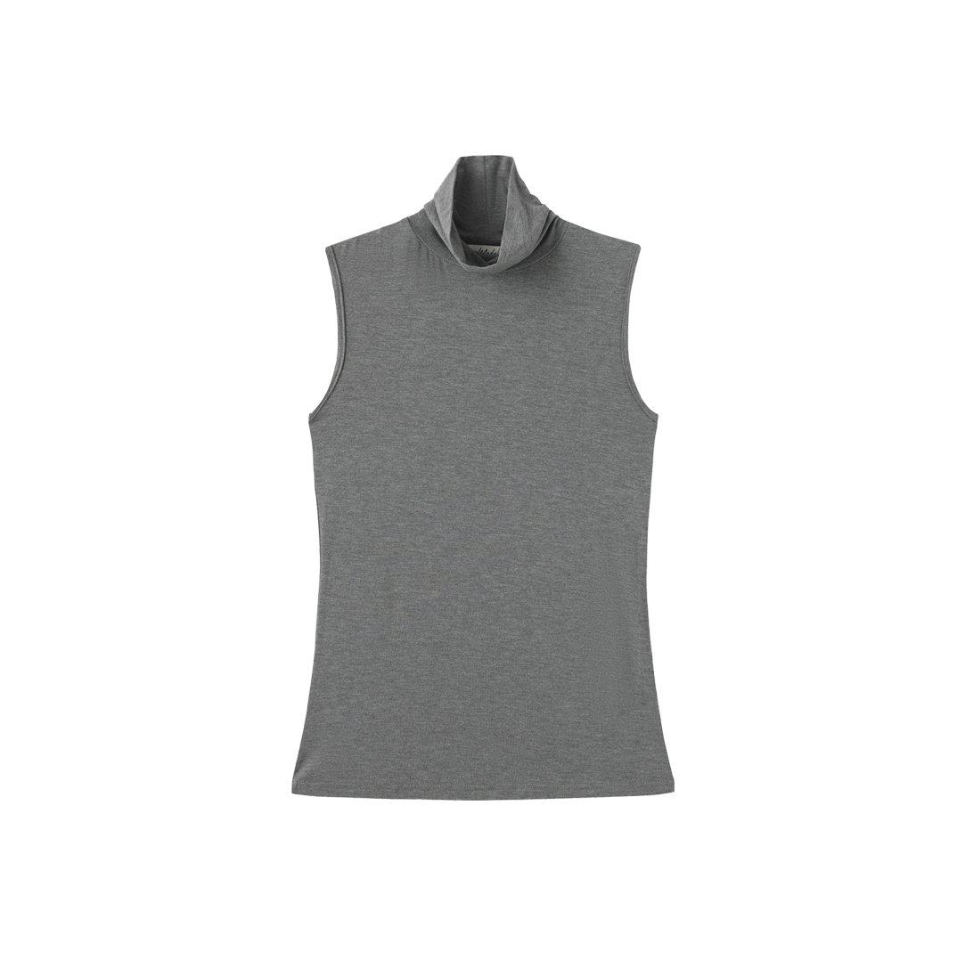 Sleevless Model Turtleneck – W-29096