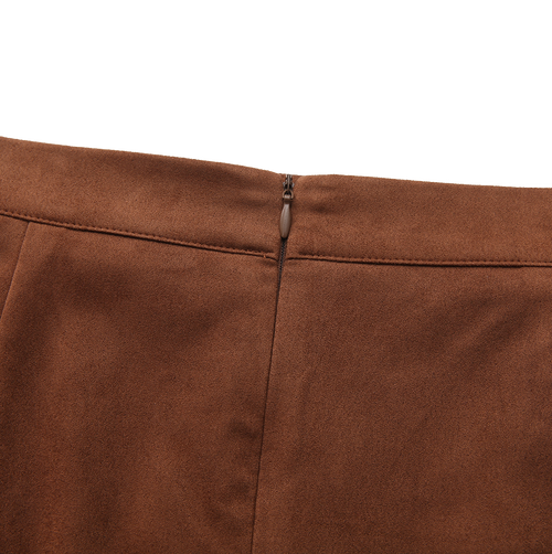 Jake Suede Seam Skirt – W-26912