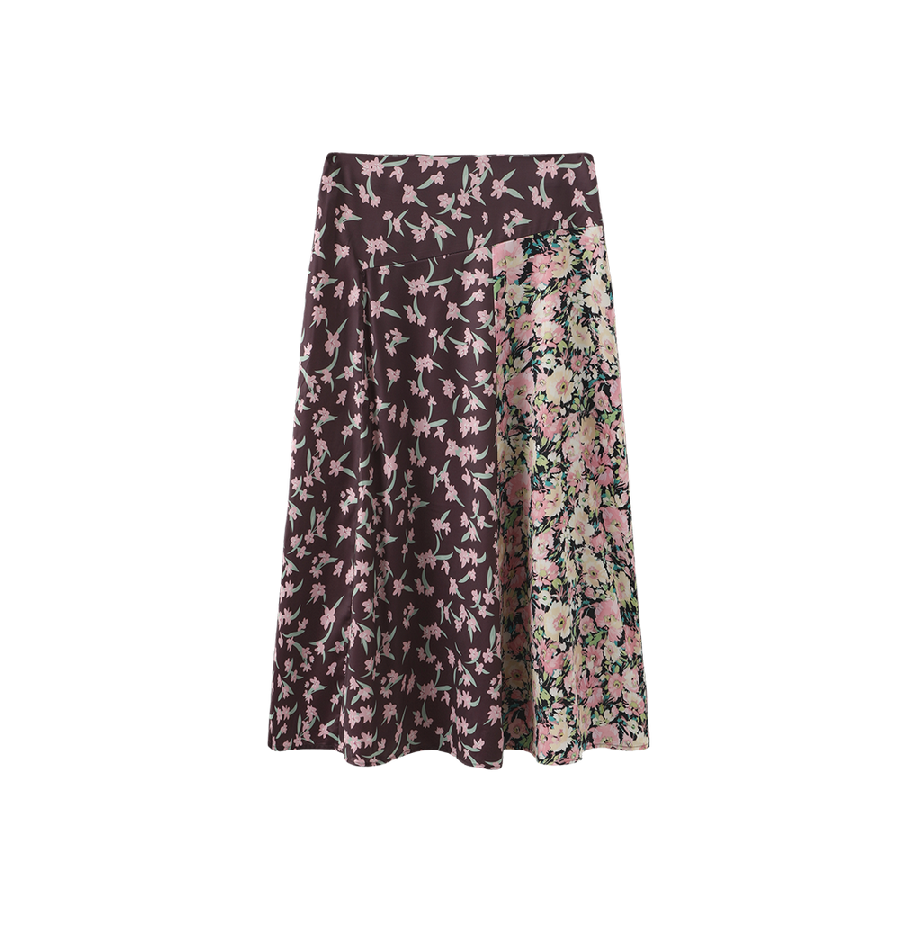 Viola Printed Maxi Skirt – W-27397