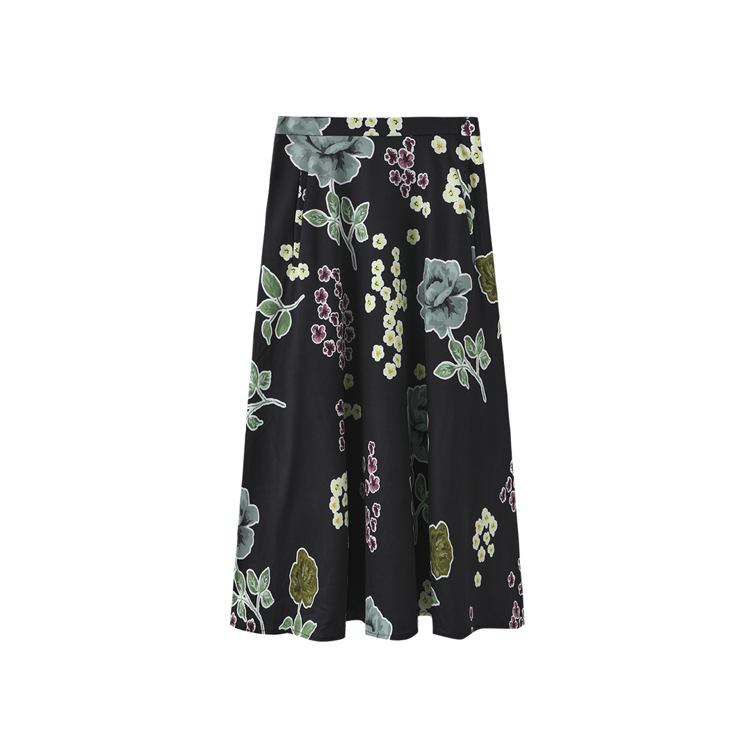 Big Print Flower Skirt – C-23423
