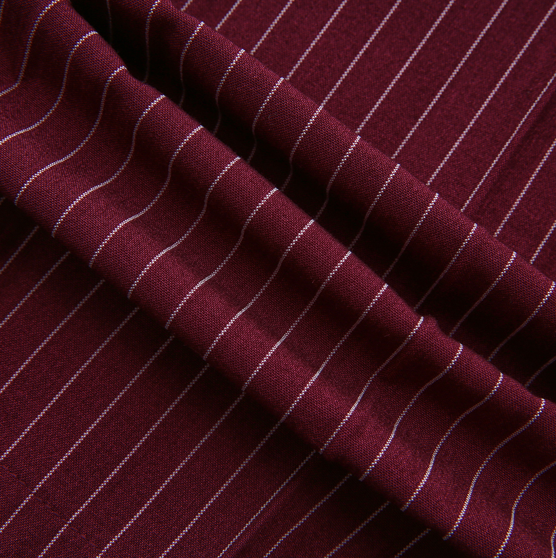 Elastic Waistband Pinstriped Skirt – C-27564