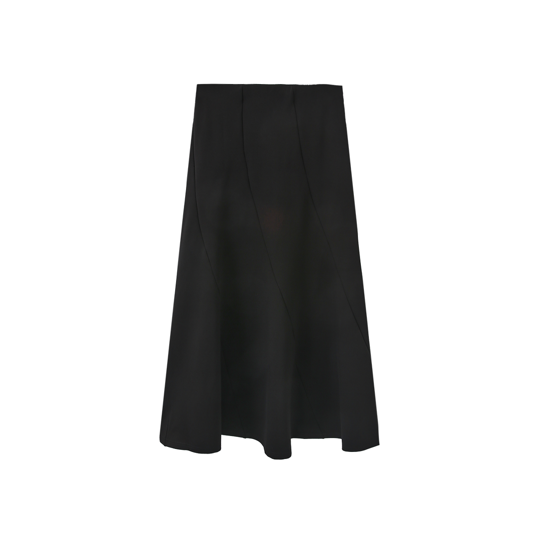 Black Seam Aline Skirt – W-29788