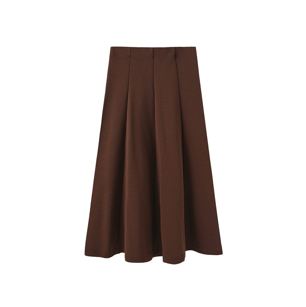 Sweatshirt Paneled Midi Skirt – C-28694
