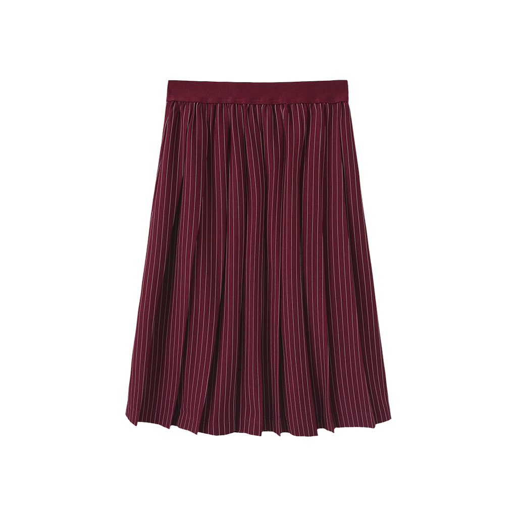 Elastic Waistband Pinstriped Skirt – C-27564