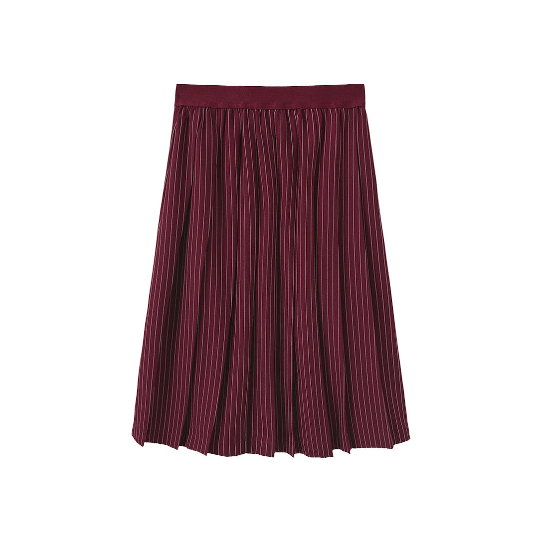 Elastic Waistband Pinstriped Skirt – C-27564
