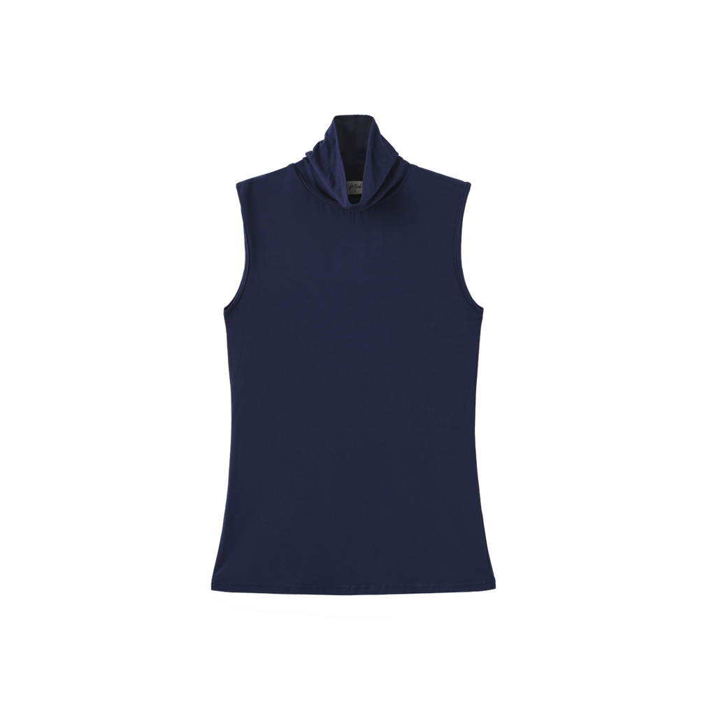 Sleevless Model Turtleneck – W-29096