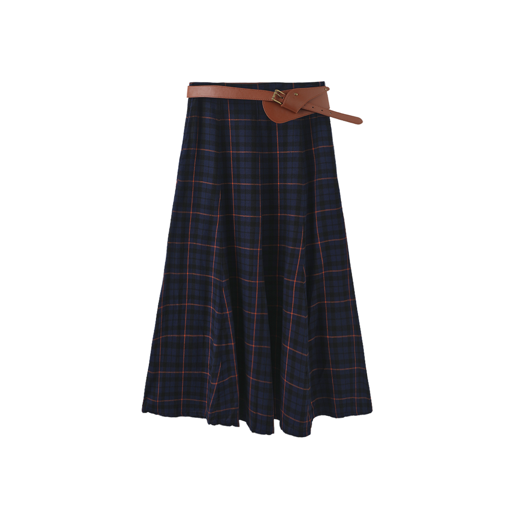 Paneled Pocket Skirt – W-28819