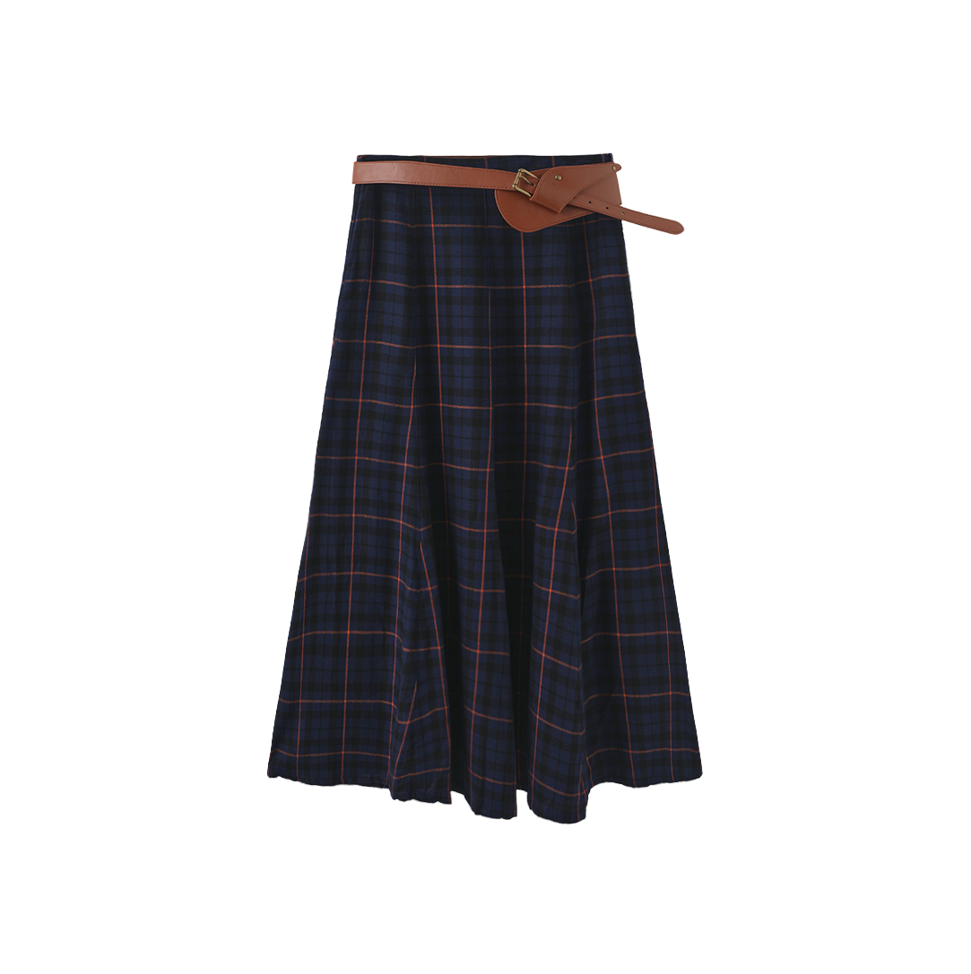 Paneled Pocket Skirt – W-28819
