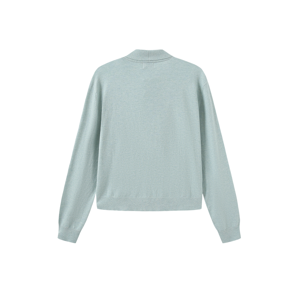 Knit Bow Neck Sweater – C-28607