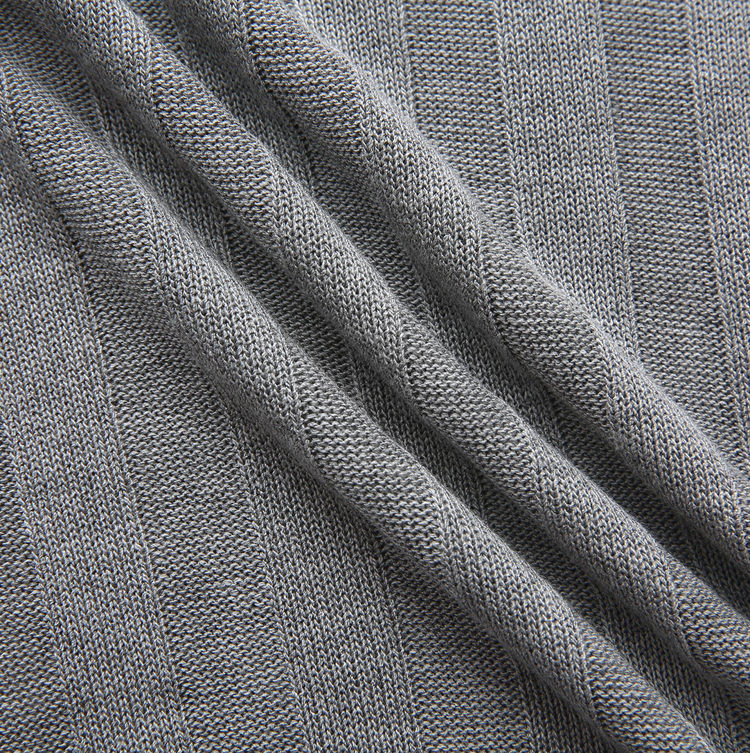 Flat Ribbed Cuff Cardigan – W-28306
