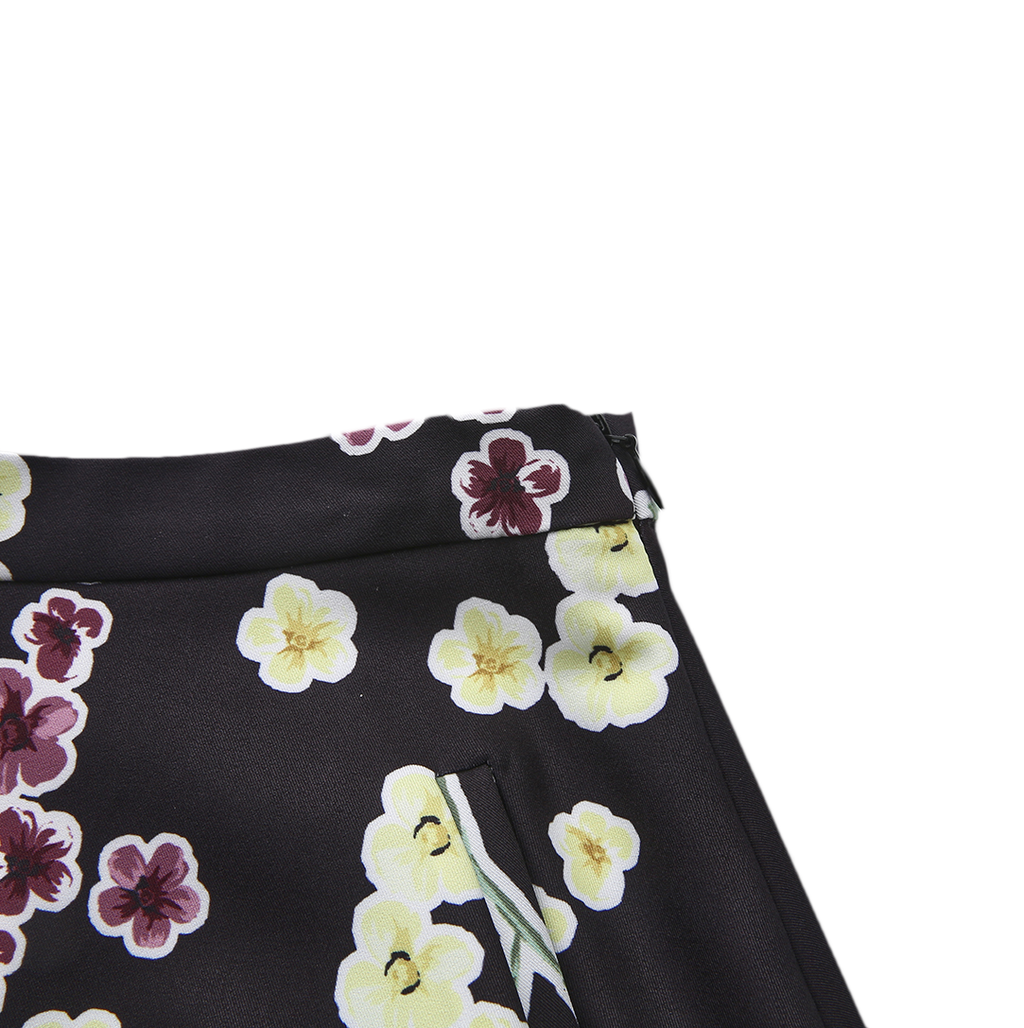 Big Print Flower Skirt – C-23423