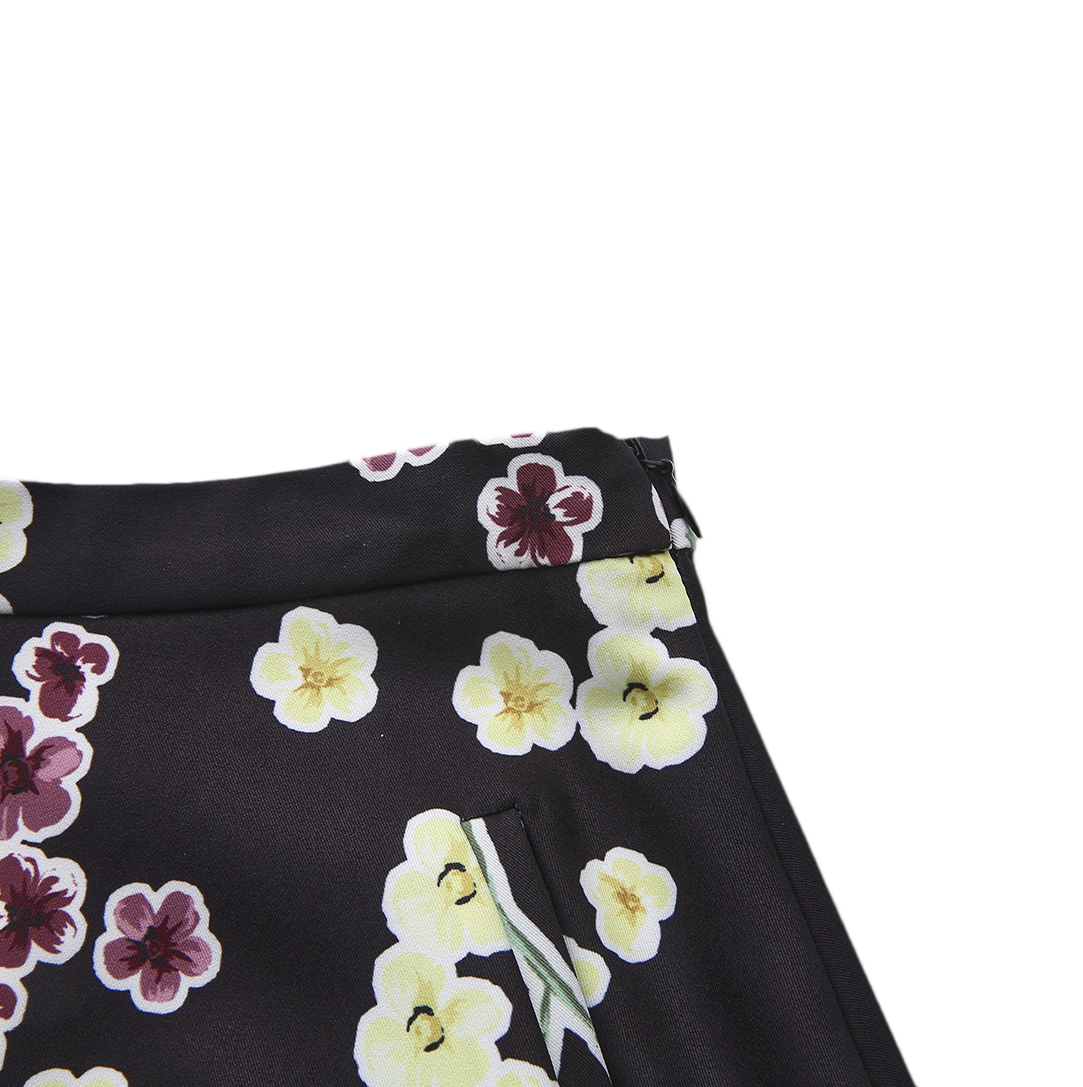 Big Print Flower Skirt – C-23423