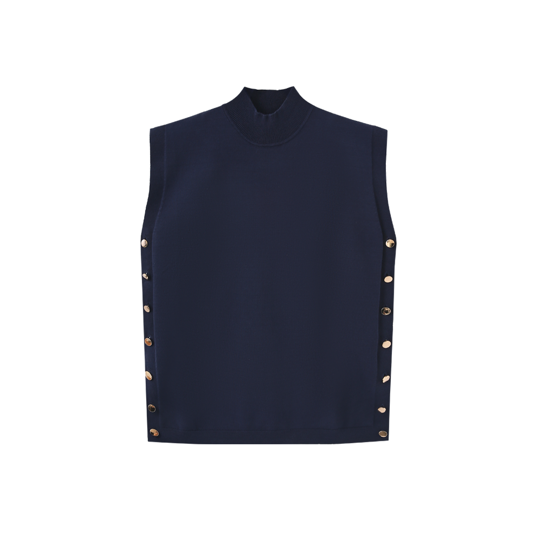Brick Buttoned Vest – W-29349