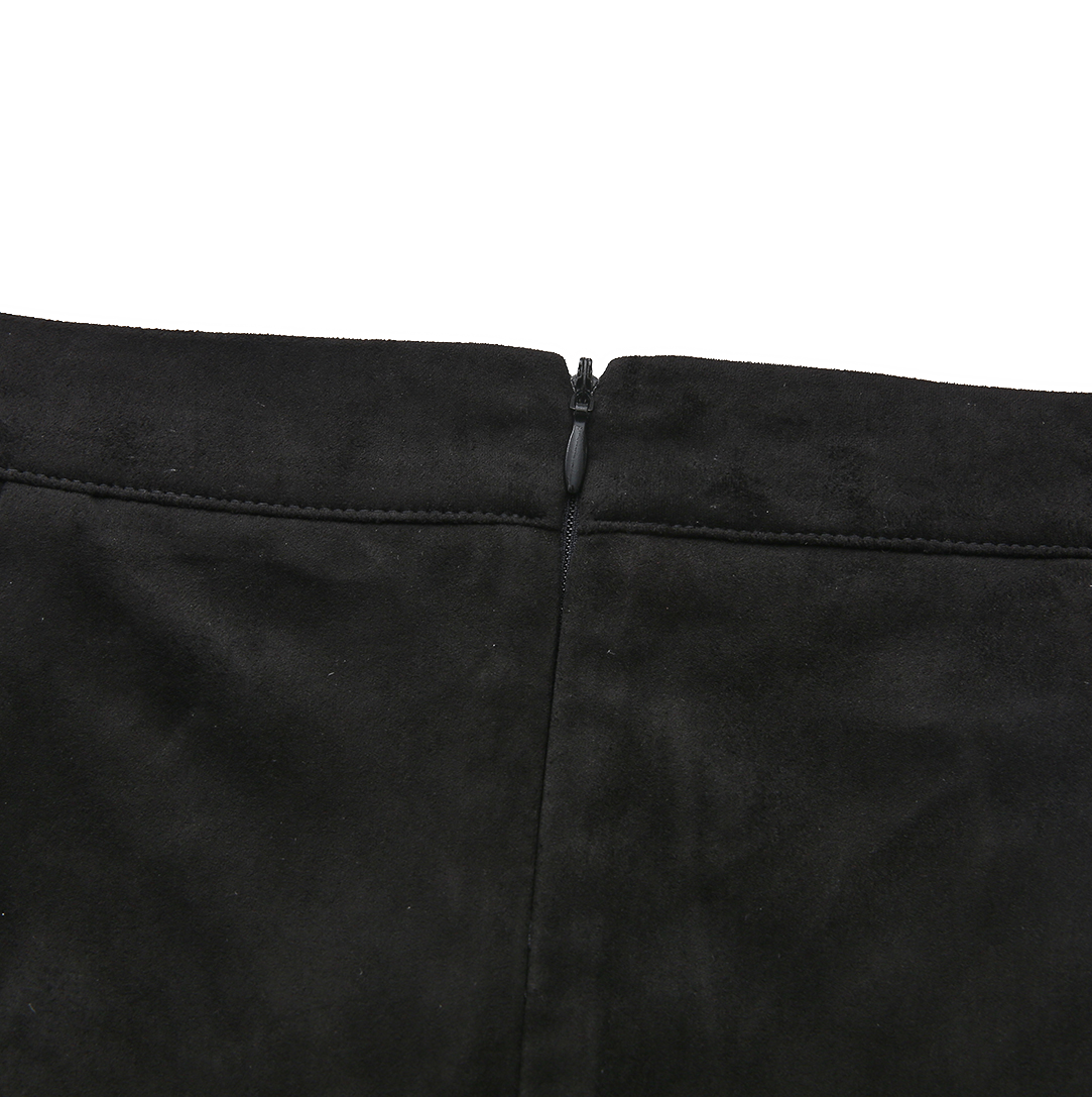 Jake Suede Seam Skirt – W-26912